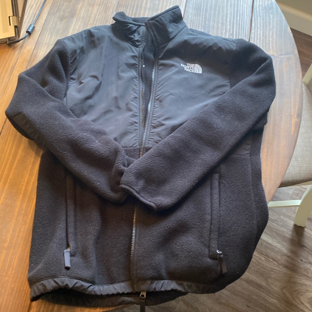 North Face fleece jacket.